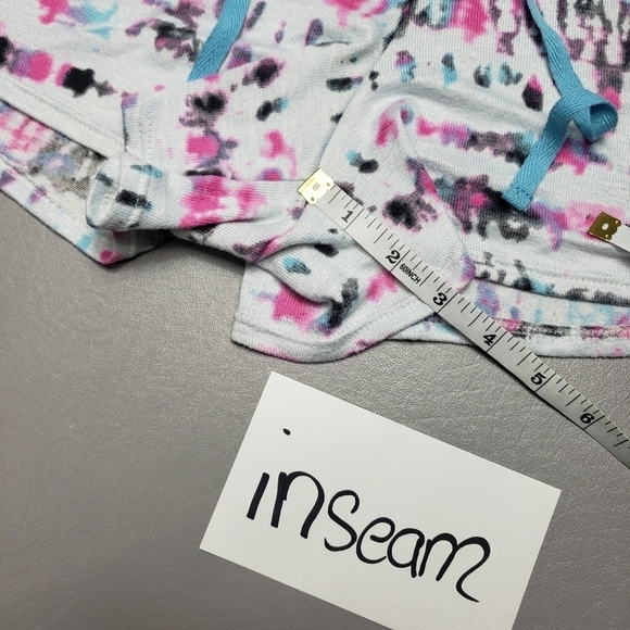 secret treasures colorful tie dye pajama Lounge shorts women's size large - Picture 5 of 8